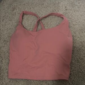 HALARA Pink Tank Top with Racerback Design